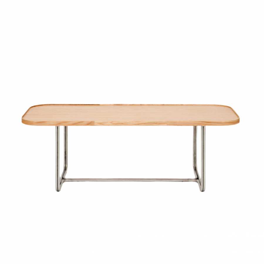 Wireworks Rectangular Coffee Side Table - Oak