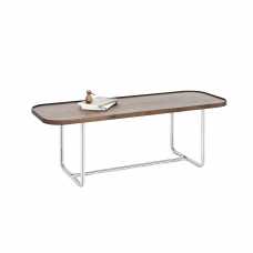 Wireworks Rectangular Coffee Side Table  - Walnut