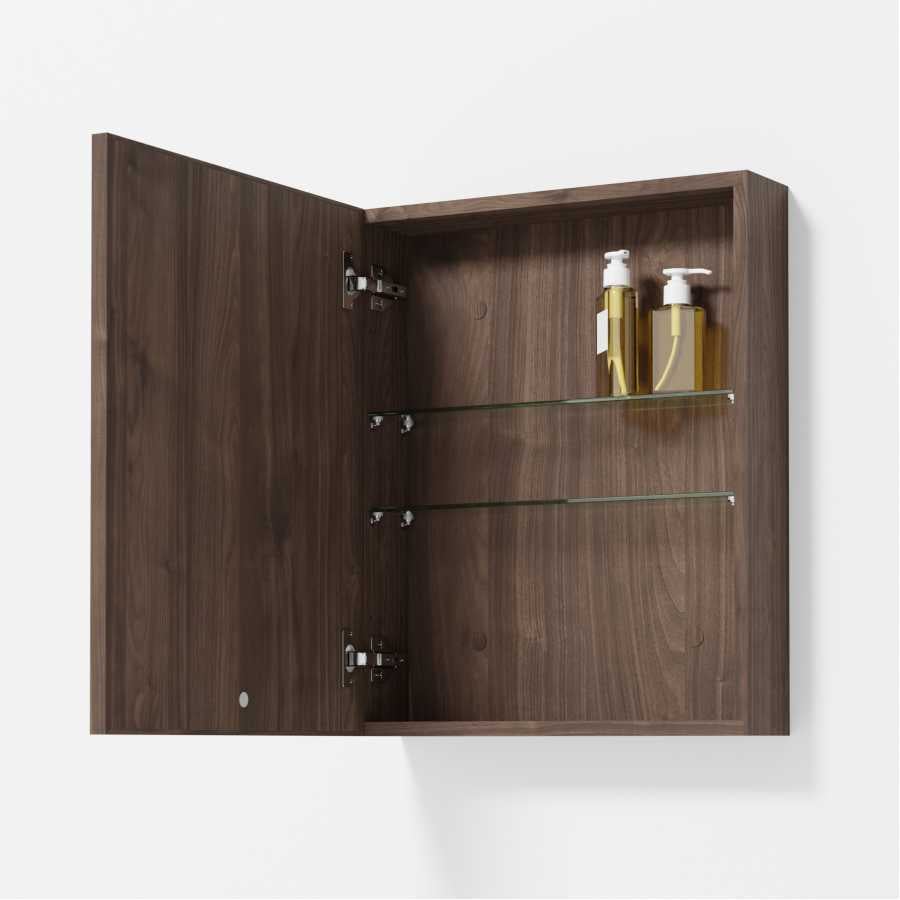 Wireworks Slimline Bath Cabinet - Walnut