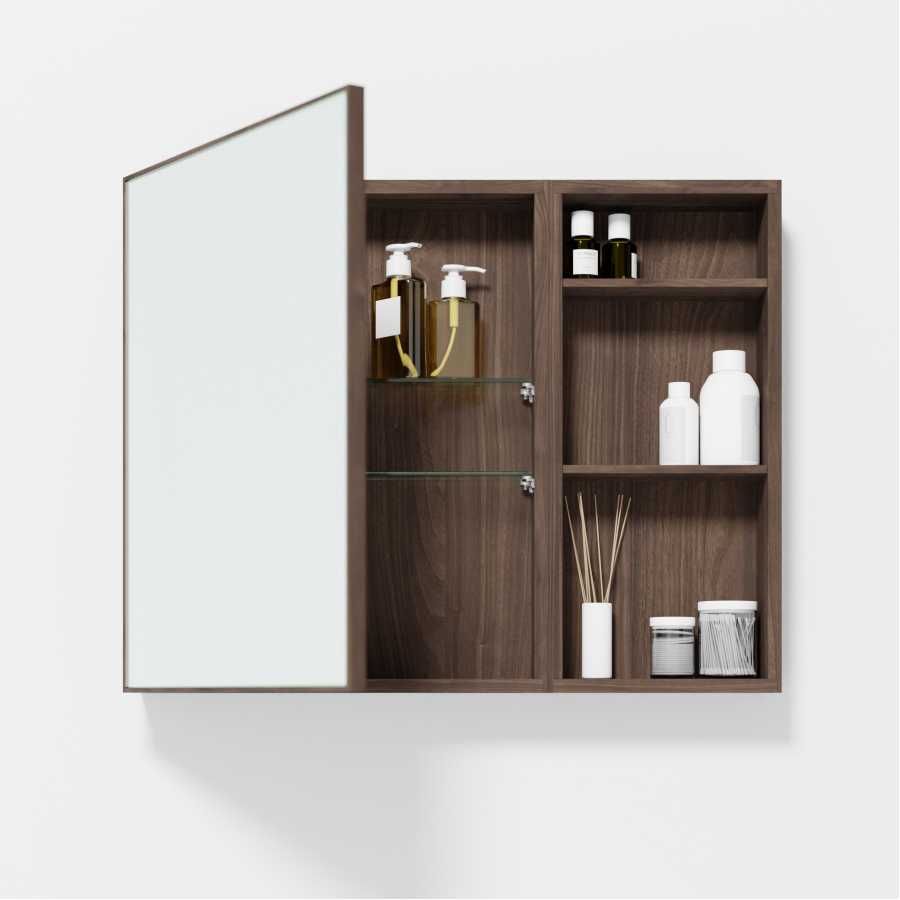 Wireworks Slimline Box Shelf - Walnut