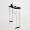Wireworks Yoku Caddy Towel Rail - Dark Oak