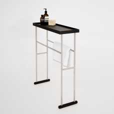 Wireworks Yoku Caddy Towel Rail - Dark Oak