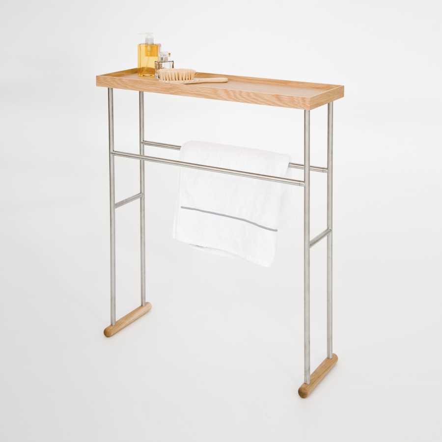Wireworks You Caddy Towel Rail - Oak