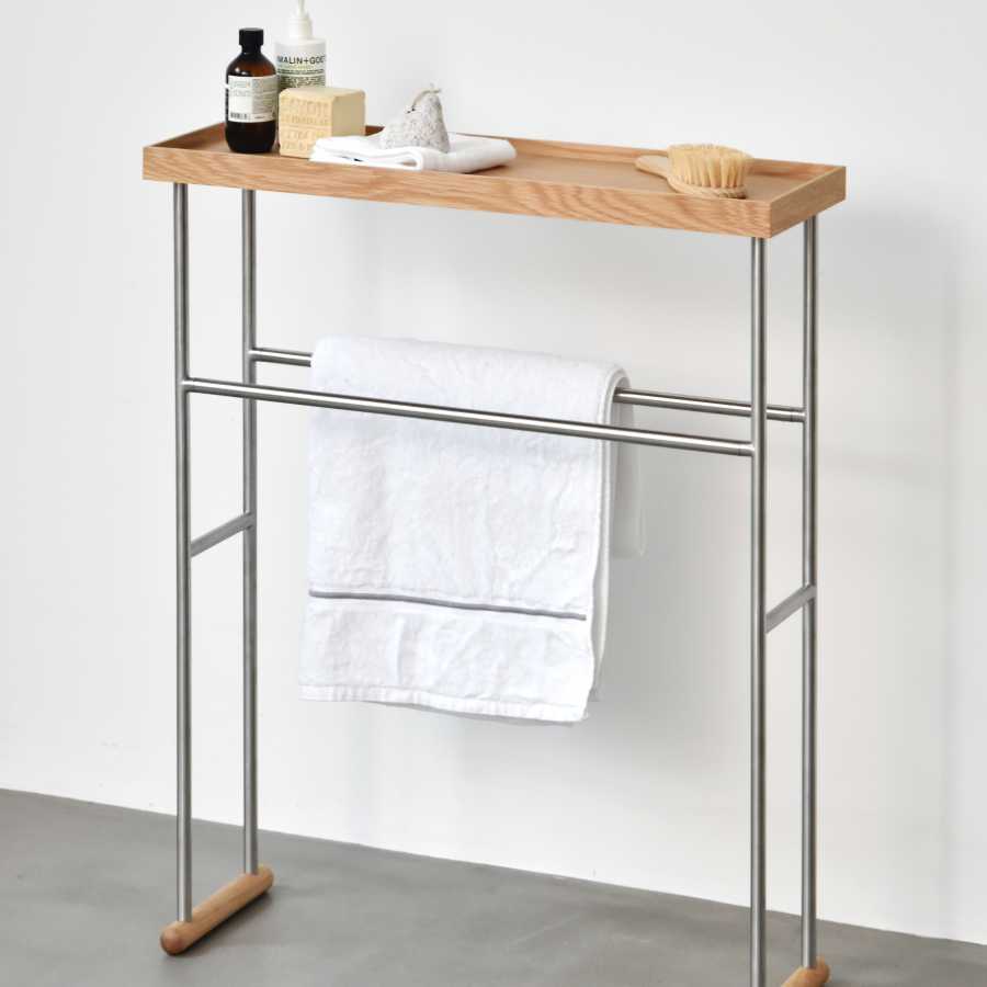 Wireworks You Caddy Towel Rail - Oak
