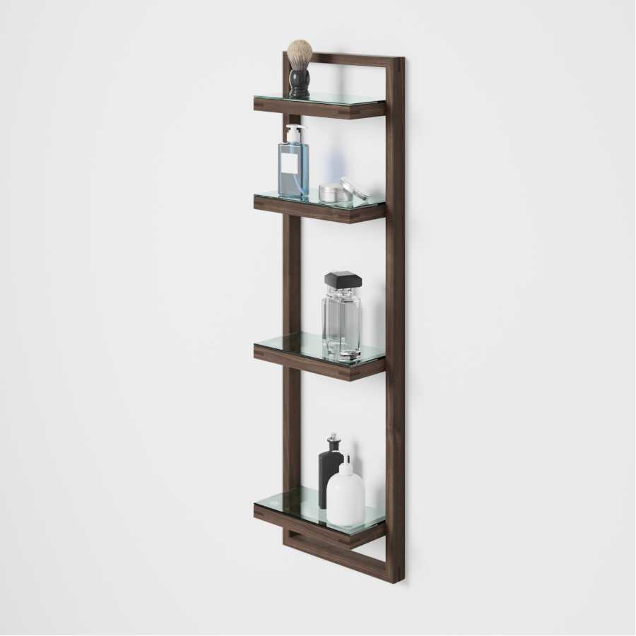 Wireworks Zone Wall Shelf - Walnut