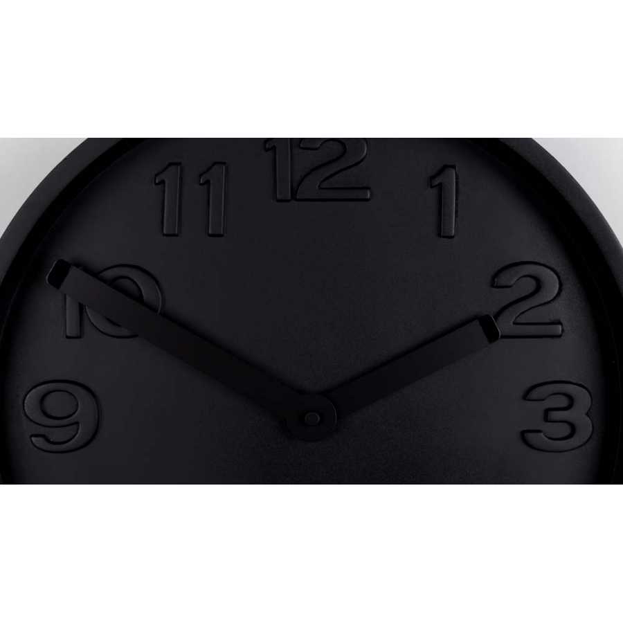 Zuiver Concrete Time Clock - All Black