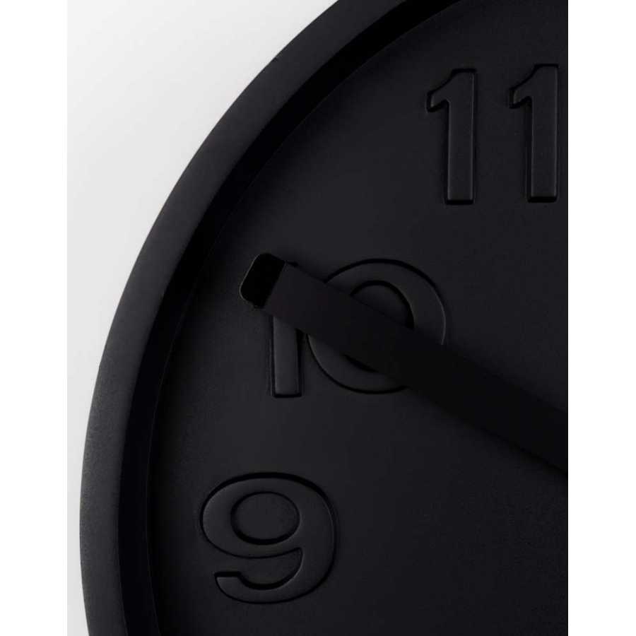 Zuiver Concrete Time Clock - All Black