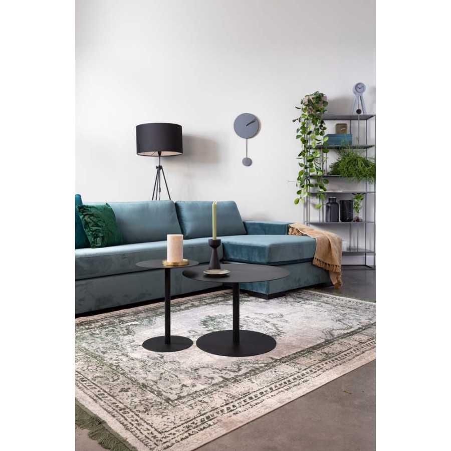 Zuiver Snow Round Side Table - Black - Small