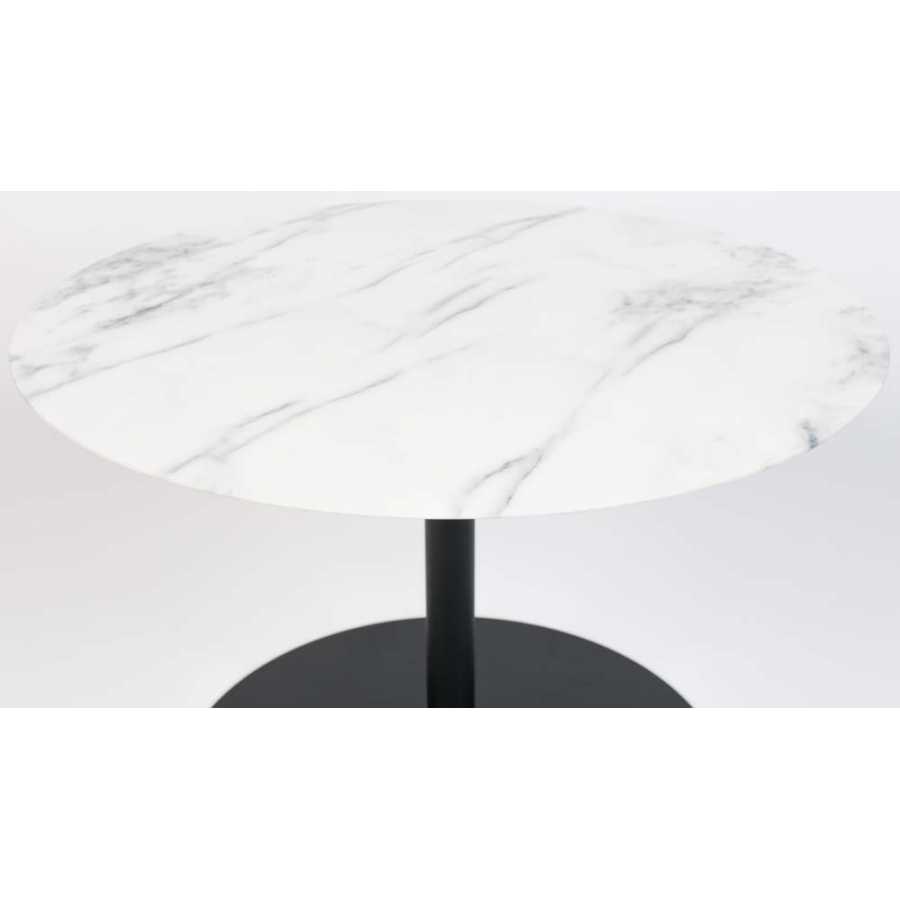 Zuiver Snow Round Side Table - Marble - Medium