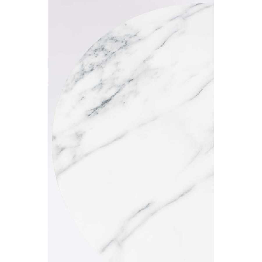 Zuiver Snow Round Side Table - Marble - Medium
