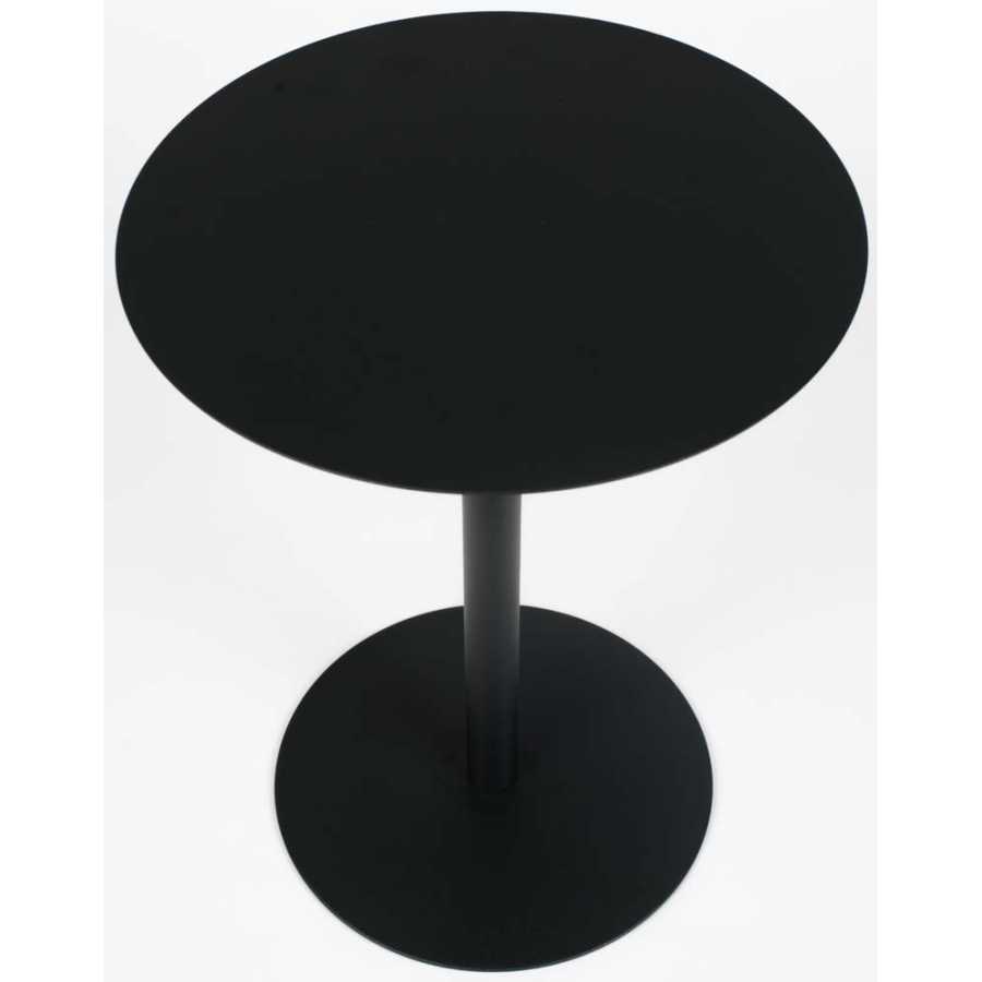 Zuiver Snow Round Side Table - Black - Medium