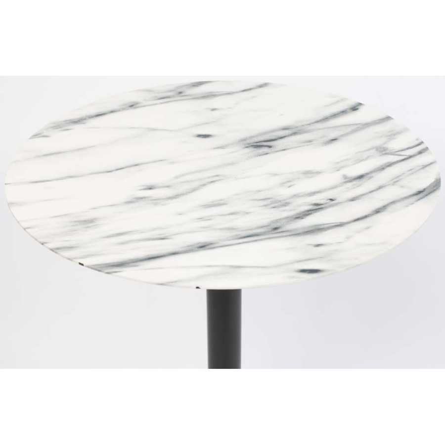 Zuiver Snow Round Side Table - Marble - Small