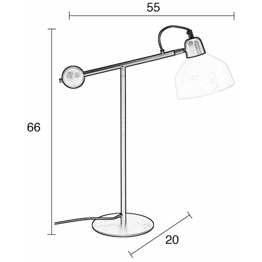 Zuiver Skala Table Lamp - Diagram