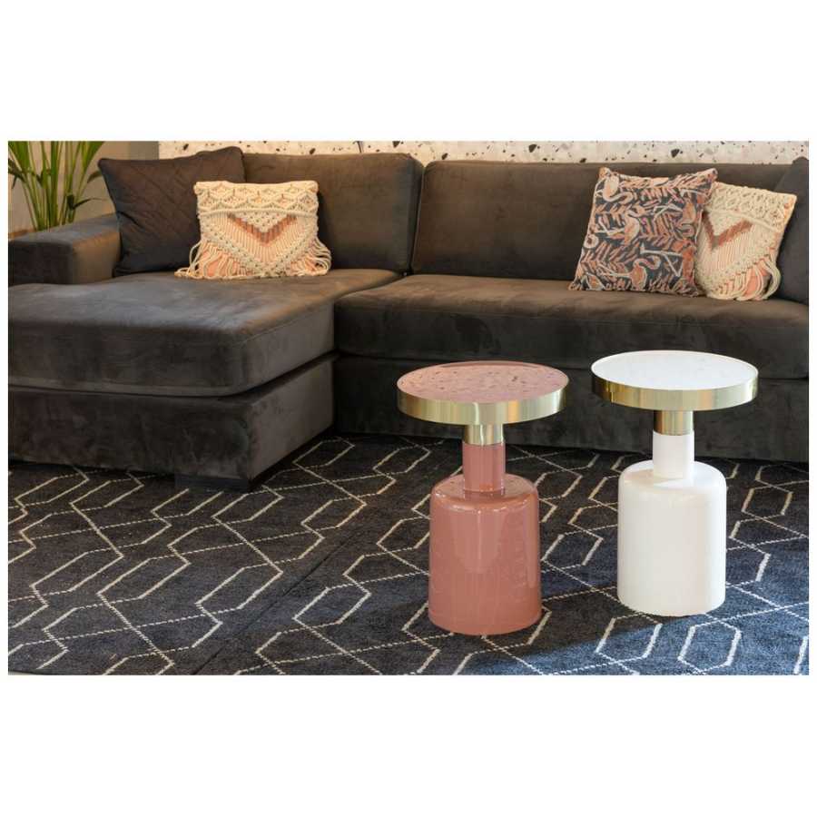 Zuiver Glam Side Table - Pink