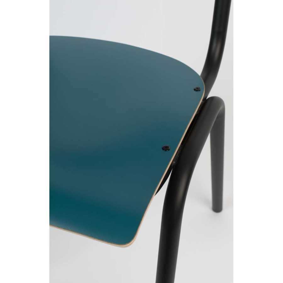 Zuiver Back To School Matte Chair - Petrol