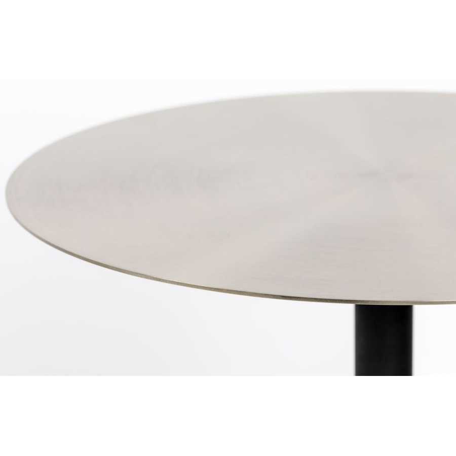 Zuiver Snow Round Side Table - Brushed Satin