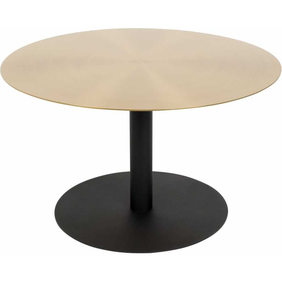 Zuiver Snow Round Coffee Table - Brushed Brass