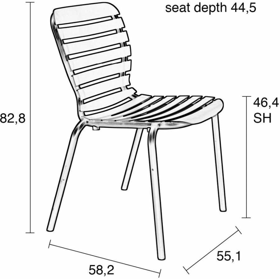 Zuiver Vondel Garden Chair - Clay
