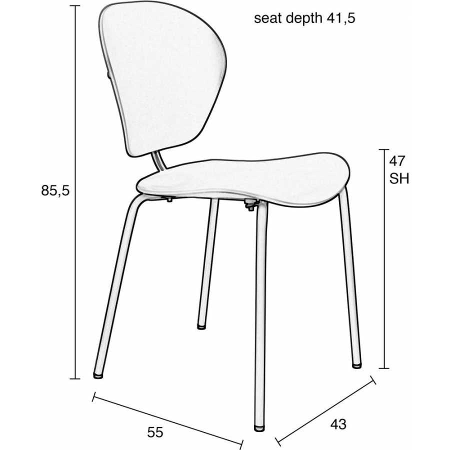 Zuiver Ocean Chair - Coconut Milk