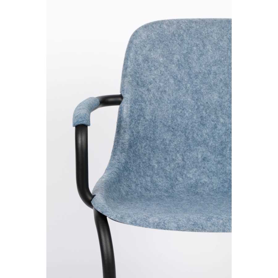 Zuiver Thirsty Armchair - Blended Blue