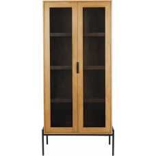 Zuiver Hardy High Display Cabinet - Oak