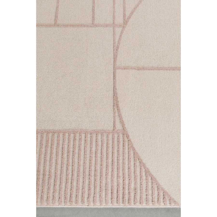 Zuiver Bliss Rug - Natural & Pink