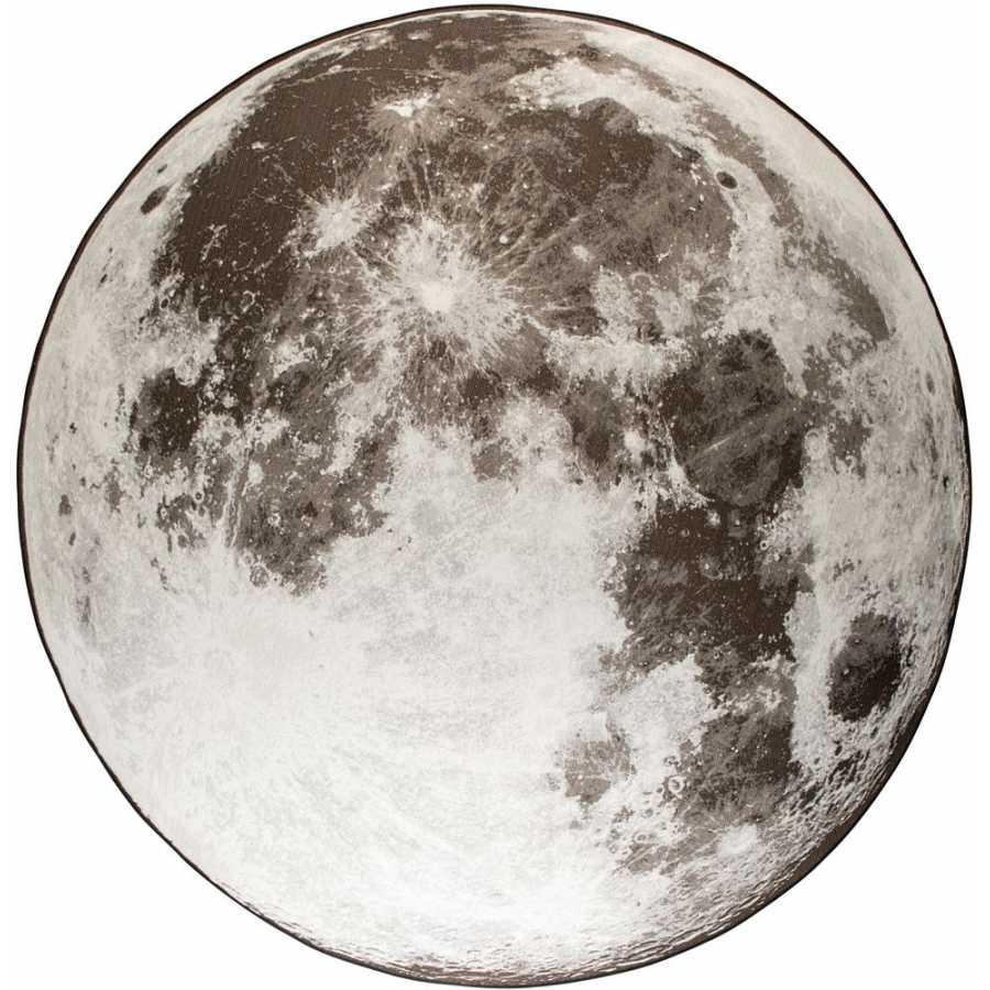 Zuiver Moon Round Rug - Stone Grey