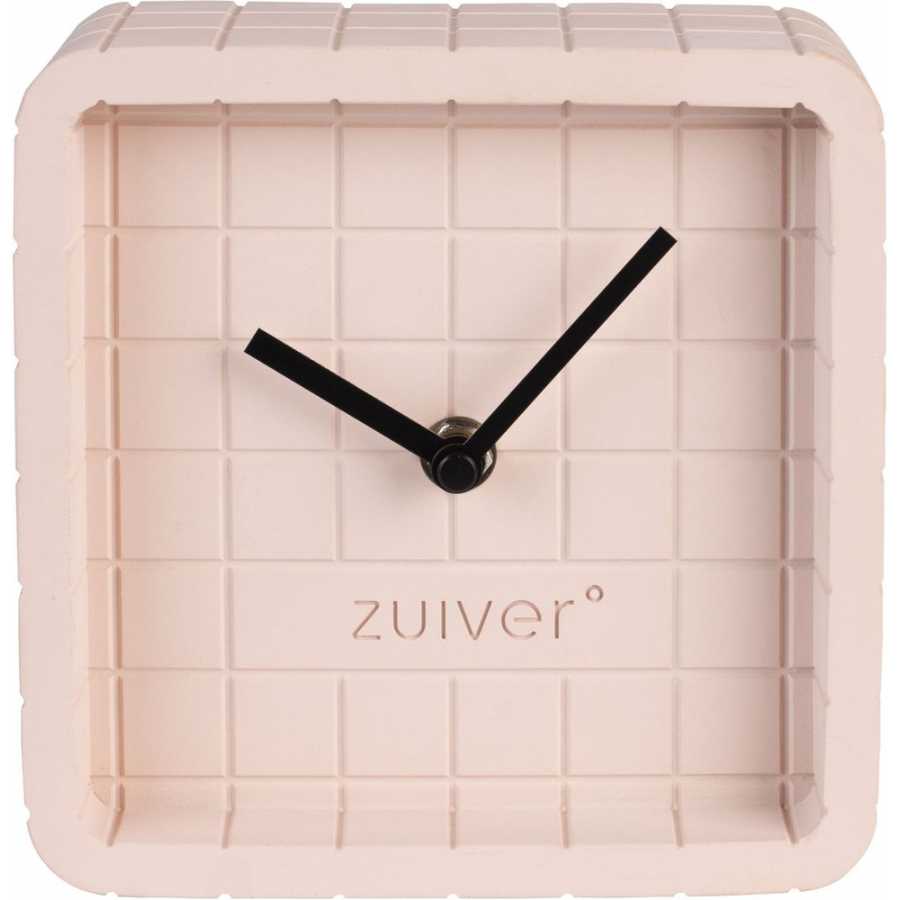 Zuiver Cute Table Clock - Concrete Pink
