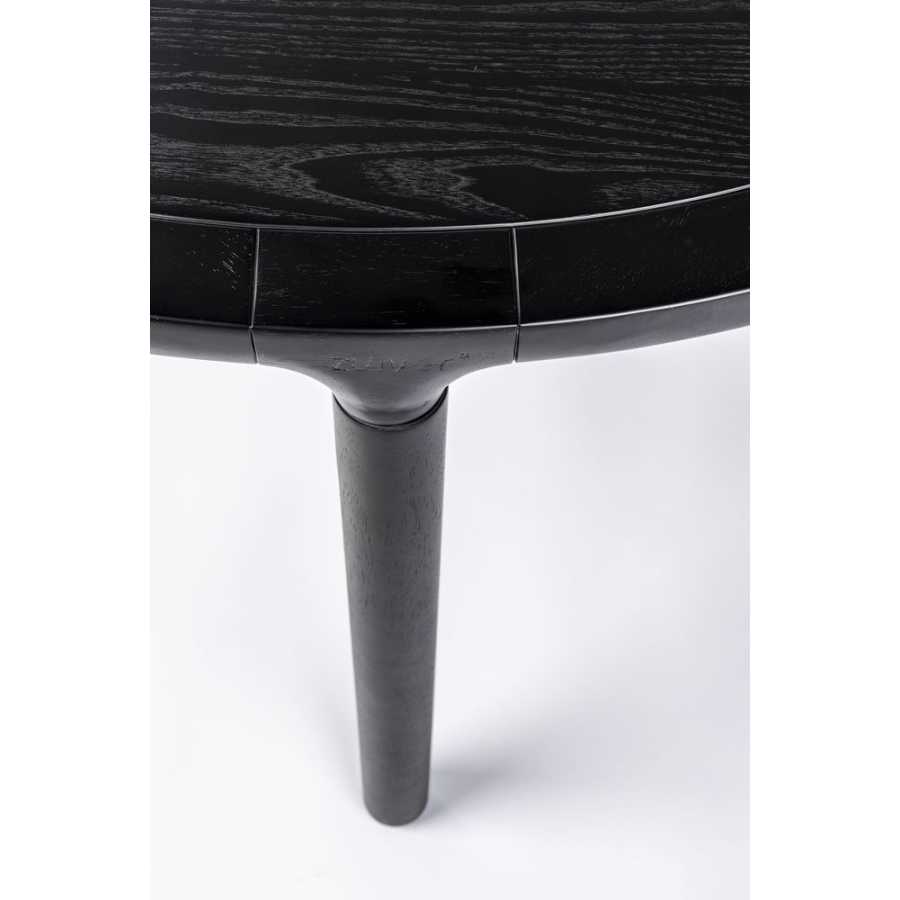 Zuiver Storm Round Dining Table - Black