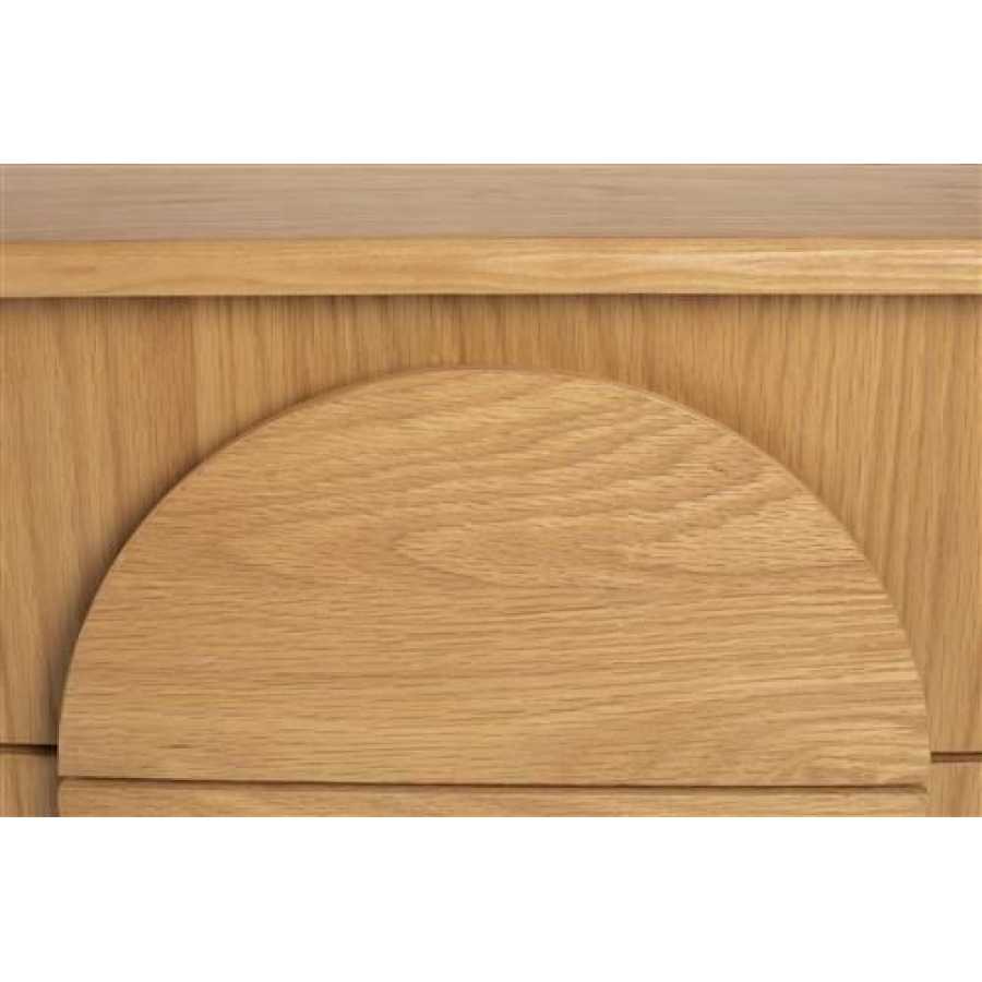 Zuiver Groove Bedside Table - Oak