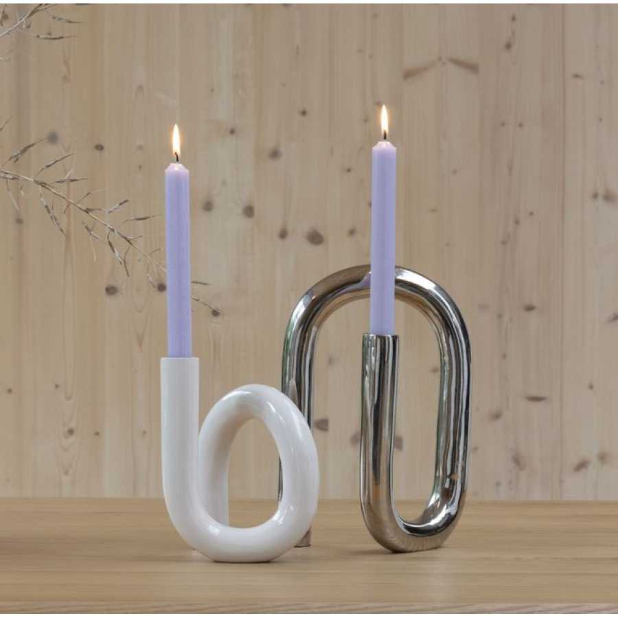 Zuiver Tubo Candle Holder - Beige - Small