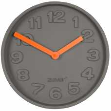 Zuiver Concrete Time Wall Clock - Orange