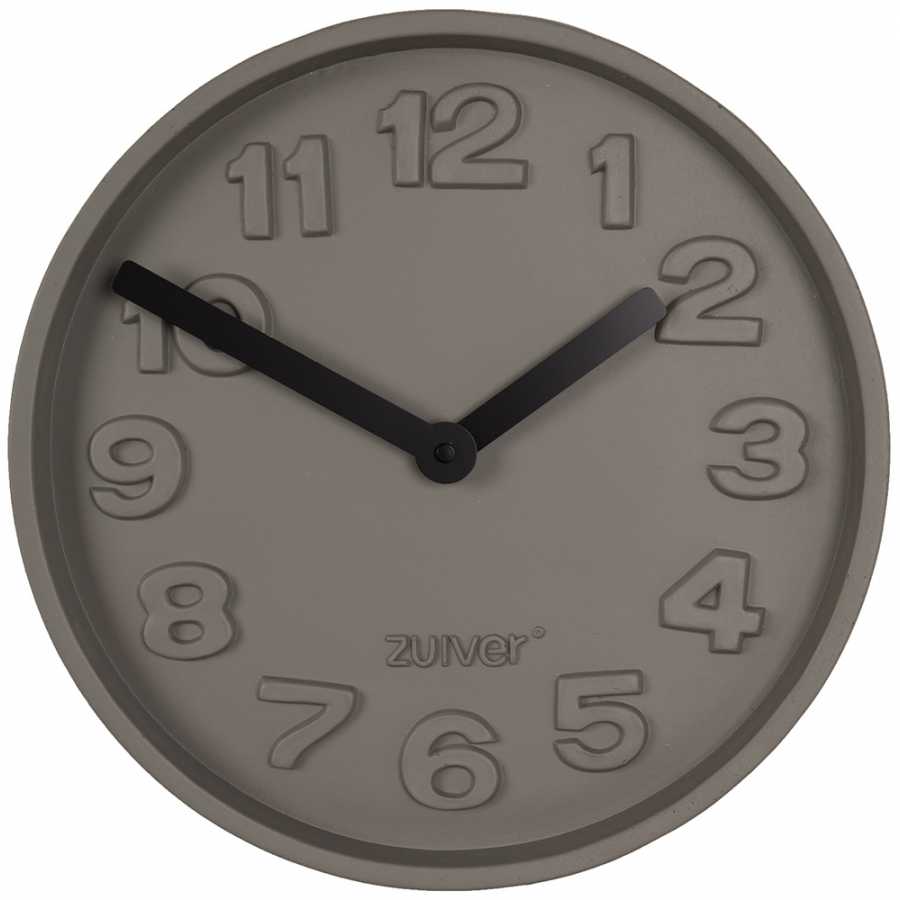 Zuiver Concrete Time Clock - Black