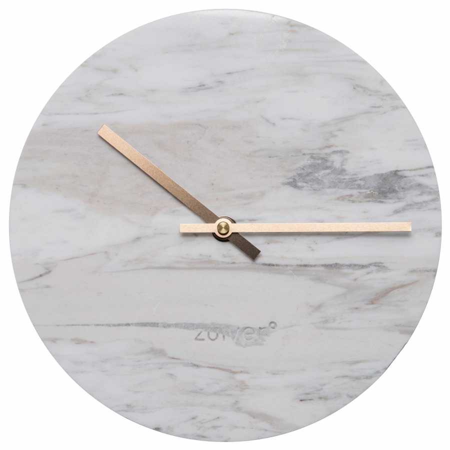 Zuiver Marble Time Clock - White