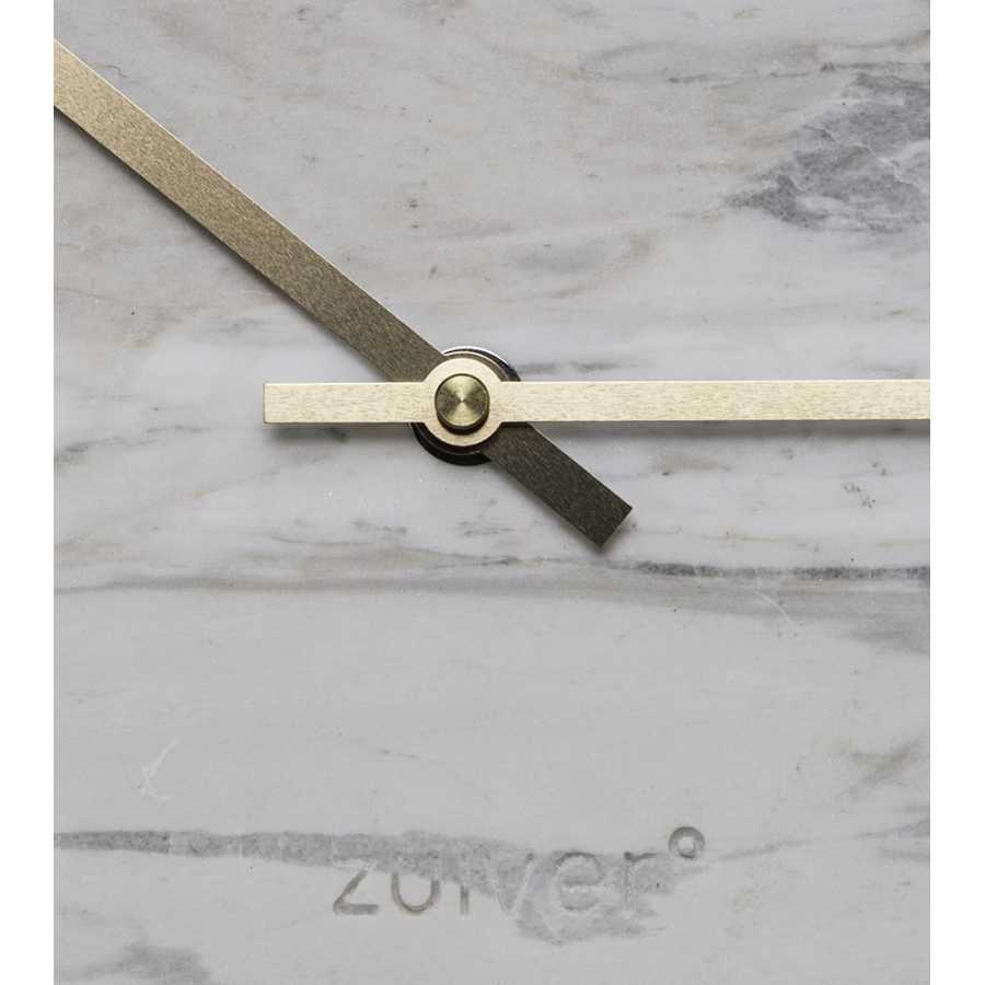 Zuiver Marble Time Clock - White
